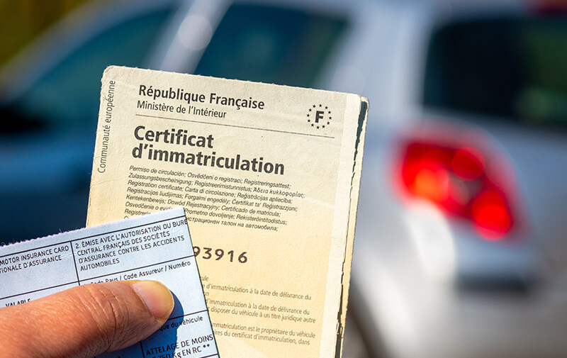 carte grise auto