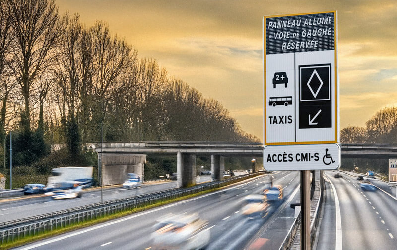 panneau covoiturage