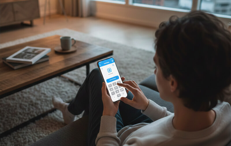 smartphone banque