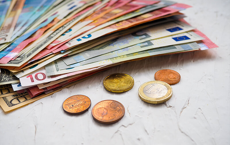 euros argent