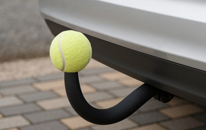 balle tennis remorque voiture